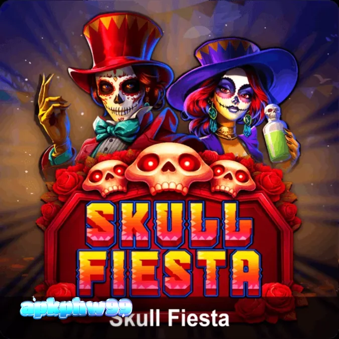 Tampilan visual slot Skull Fiesta dengan tema Day of the Dead